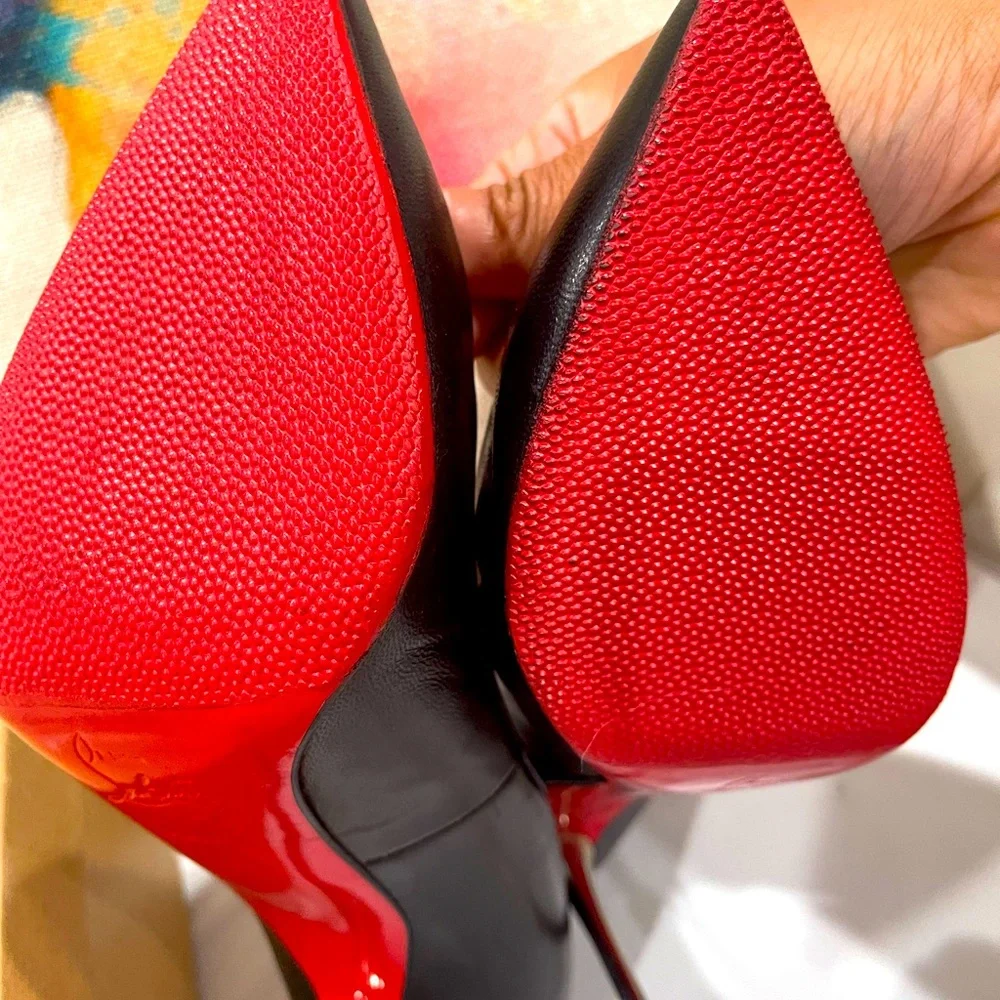 Christian louboutin lipsinka 120 nappa silver heel - Picture 5 of 8